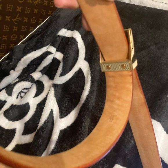 💯% Authentic LOUIS VUITTON murakami multicolor noir belt - Picture 5 of 6